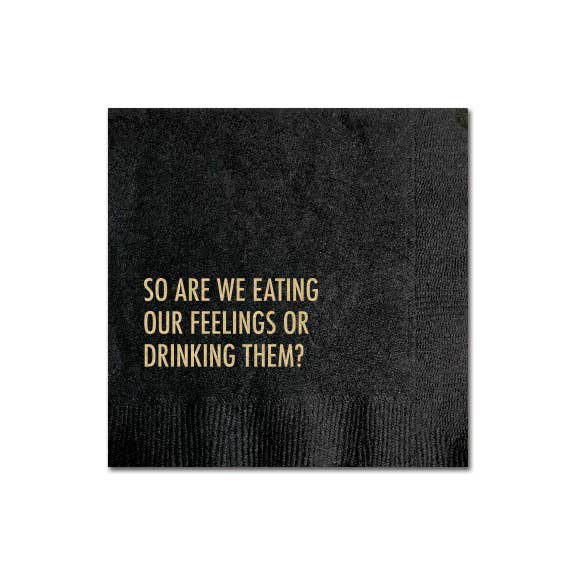 Drinking Feelings Cocktail Napkins